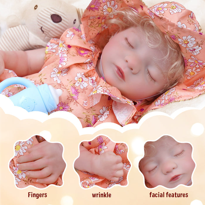 Babeside Realistic 17" Infant Truly Reborn Baby Doll Girl Aurora