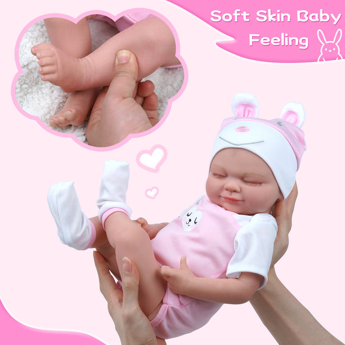 Babeside Realistic 17" Infant Truly Reborn Baby Doll Girl Skylar