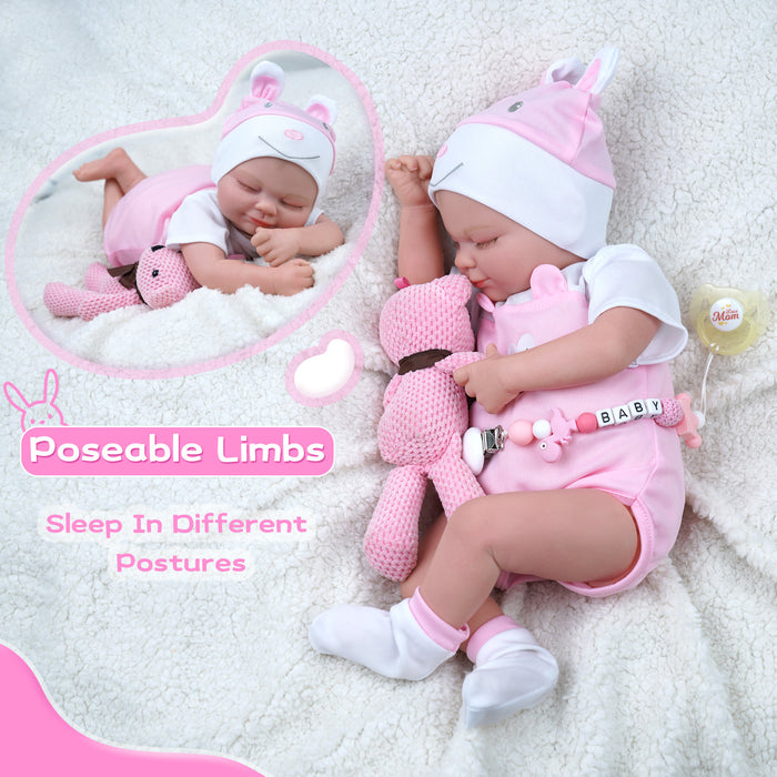 Babeside Realistic 17" Infant Truly Reborn Baby Doll Girl Skylar