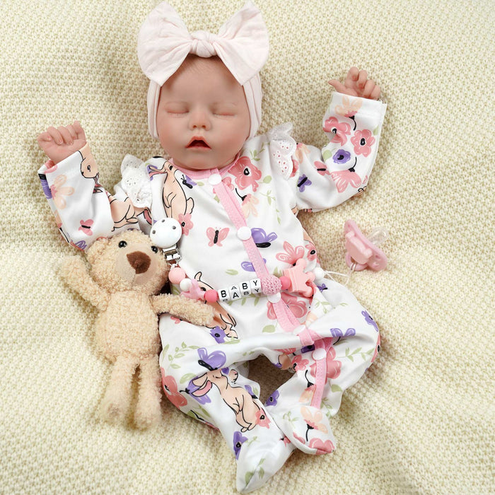 Babeside Realistic 17" Newborn Truly Reborn Baby Doll Girl Twinnie