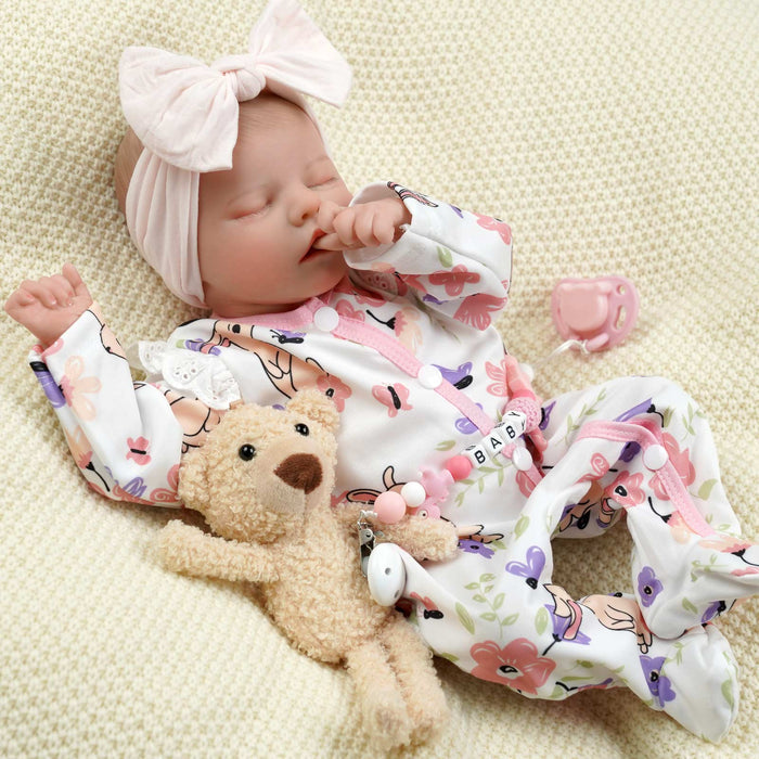 Babeside Realistic 17" Newborn Truly Reborn Baby Doll Girl Twinnie
