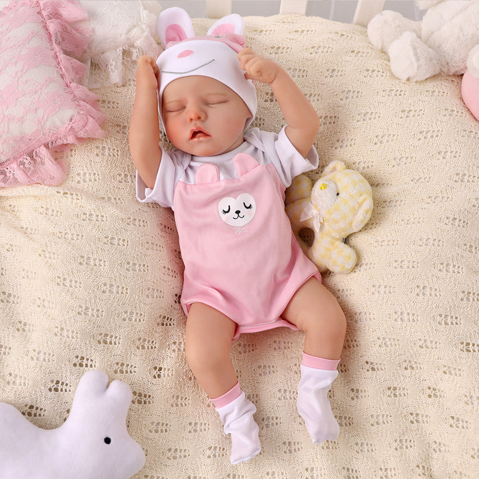 Babeside Realistic 17" Newborn Truly Reborn Baby Doll Girl Twinnie