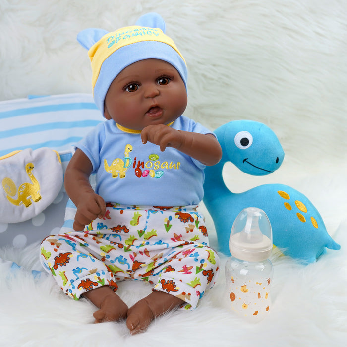 Babeside Realistic 20" Infant American African Reborn Baby Doll Adorable Boy Kimi