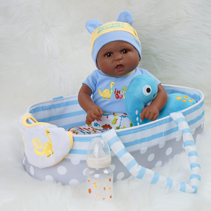 Babeside Realistic 20" Infant American African Reborn Baby Doll Adorable Boy Kimi
