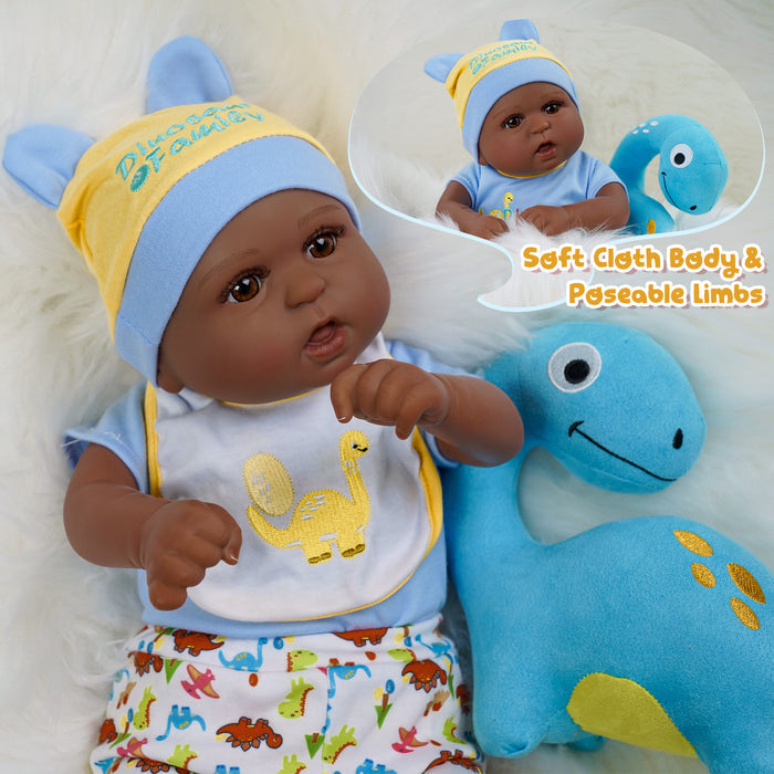 Babeside Realistic 20" Infant American African Reborn Baby Doll Adorable Boy Kimi
