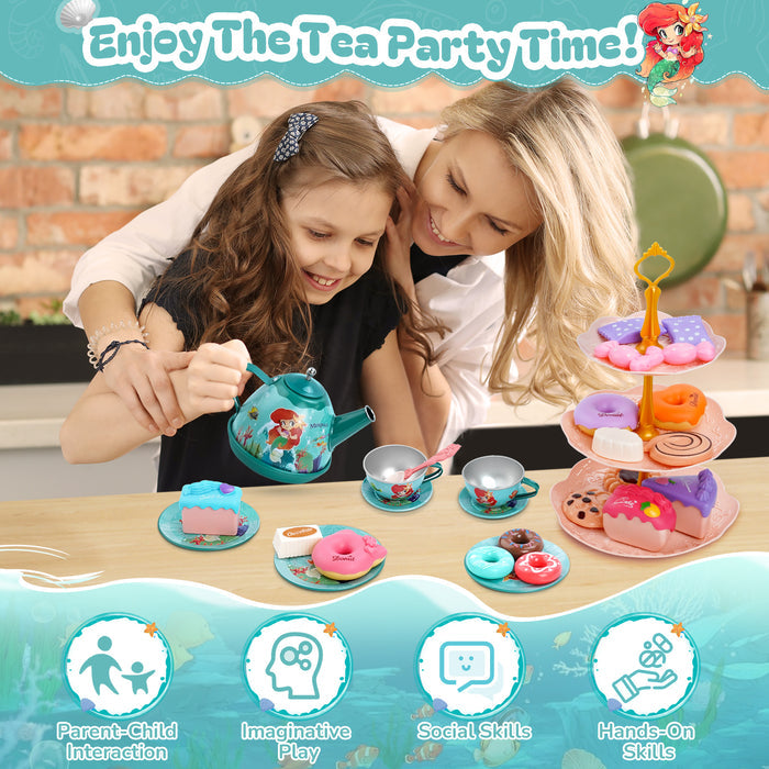 Babeside Reborn Baby Dolls Tea Party Set - Play with Your Adorable Baby Doll