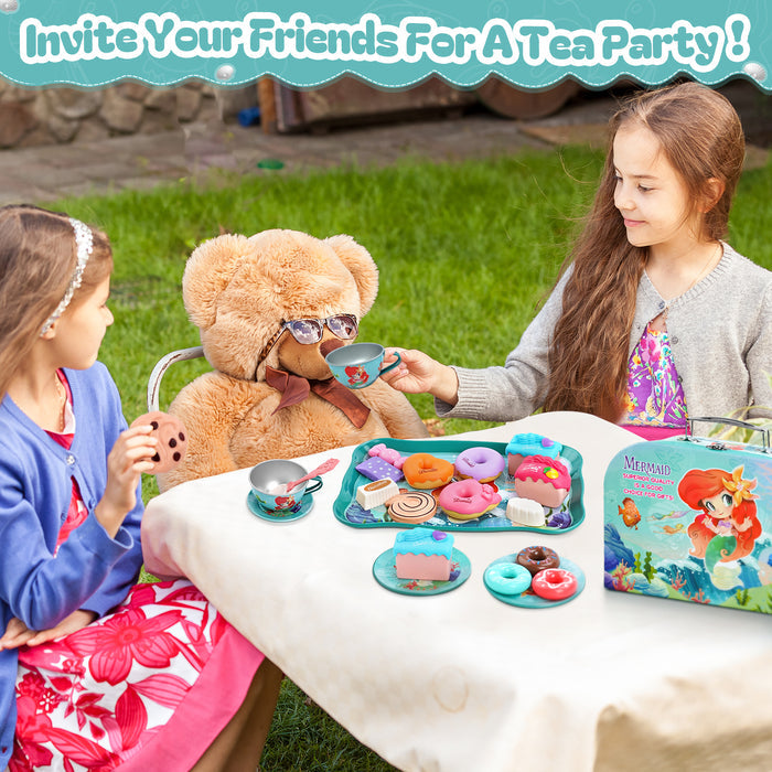 Babeside Reborn Baby Dolls Tea Party Set - Play with Your Adorable Baby Doll