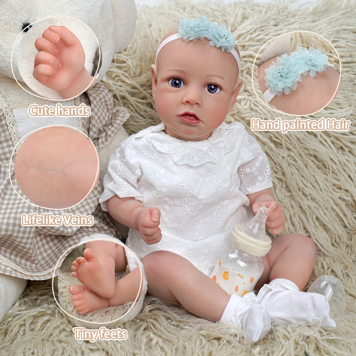 Babeside Saria 20" Reborn Baby Doll Girl Lovely Pure Little Angel