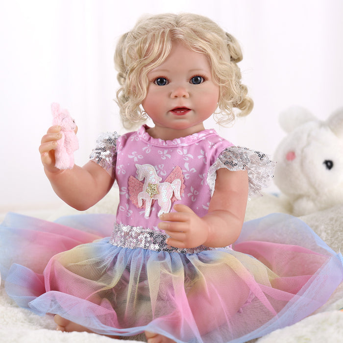 Babeside Stella 20'' Princess Baby Rainbow Girl