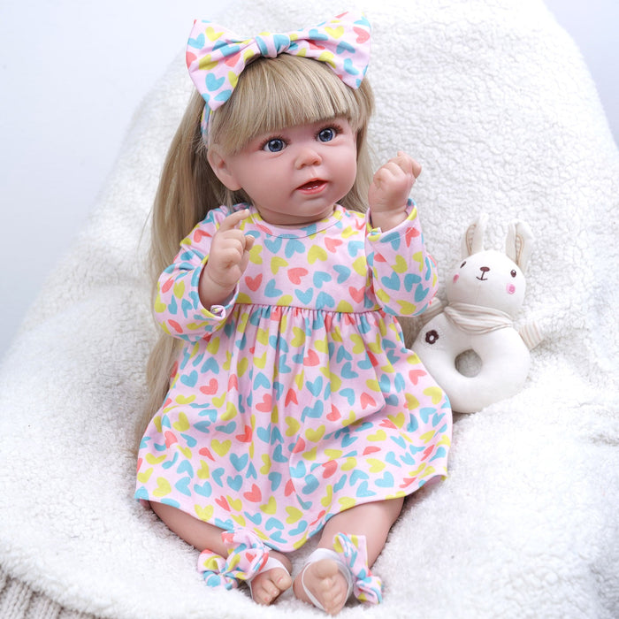 Babeside Stella 20'' The Sweet Dream Princess Baby Girl with Heartbeat Coos and Breath