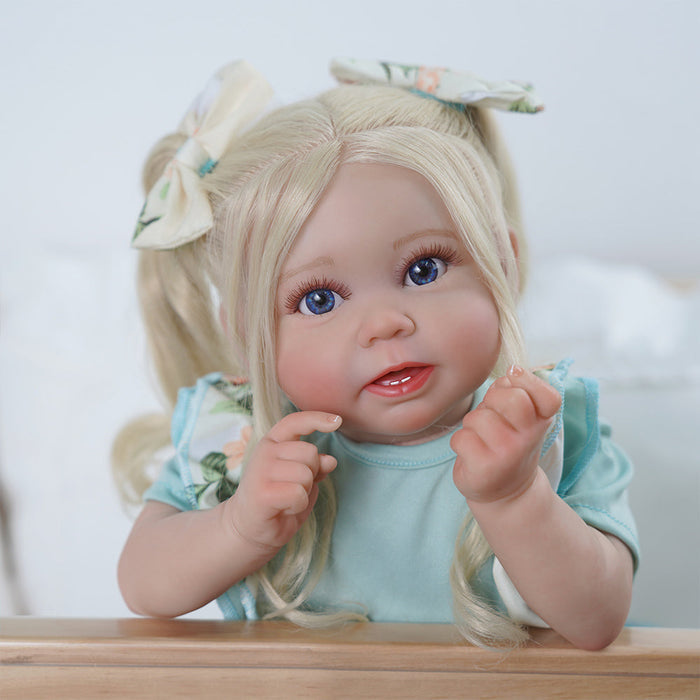 Babeside Stella 20'' Toddler Baby Girls Doll that Look Real Named with Heartbeat Coos and Breath