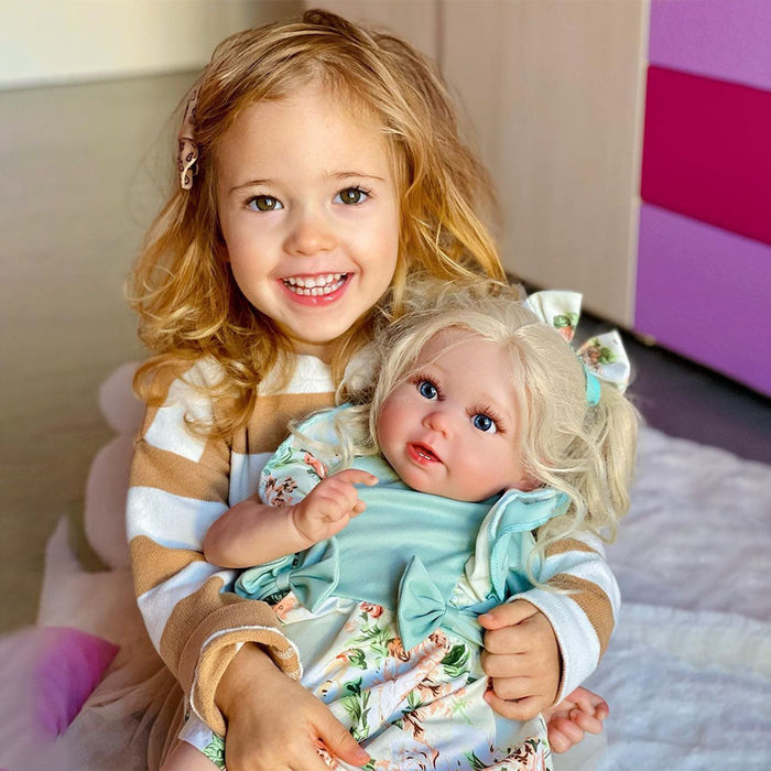 Babeside Stella 20'' Toddler Baby Girls Doll that Look Real Named with Heartbeat Coos and Breath