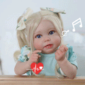 Babeside Stella 20'' Toddler Baby Girls Doll that Look Real Named with Heartbeat Coos and Breath
