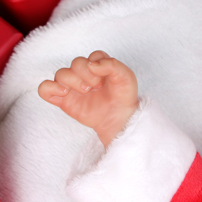 Babeside Sunny 17'' Christmas Reborn Baby Doll Brown Eyes Adorable Girl