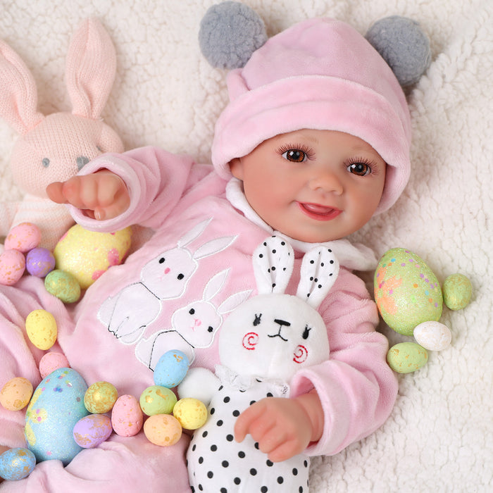 Babeside Sunny 17'' Reborn Baby Doll Girl Soft And Lovely Easter
