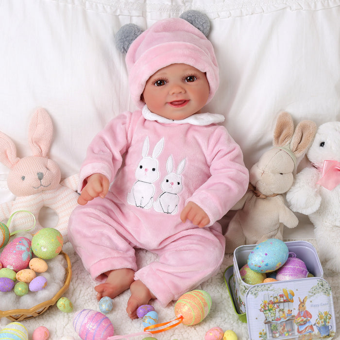 Babeside Sunny 17'' Reborn Baby Doll Girl Soft And Lovely Easter