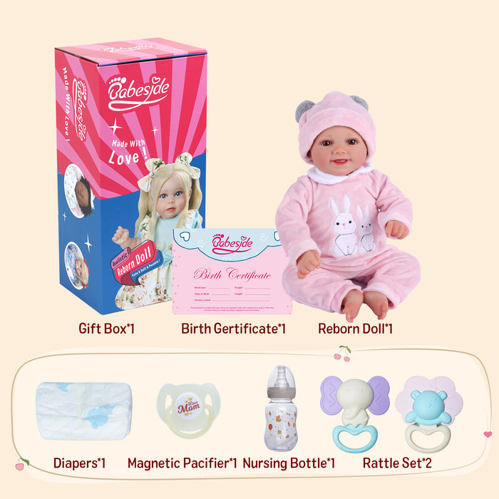 Babeside Sunny 17'' Reborn Baby Doll Girl Soft And Lovely Easter