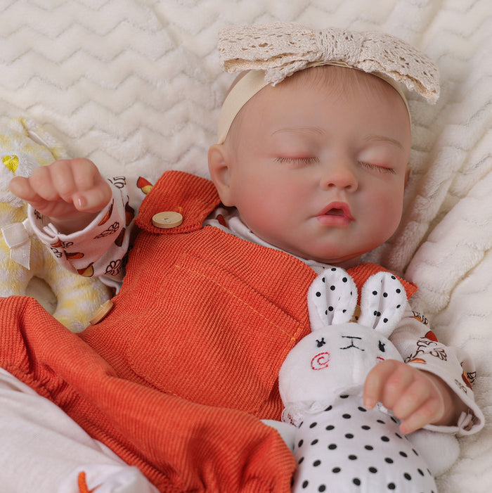 Babeside Suzy 17'' Reborn Baby Doll Girl Lifelike Sleeping Sweet Persimmon Lovely