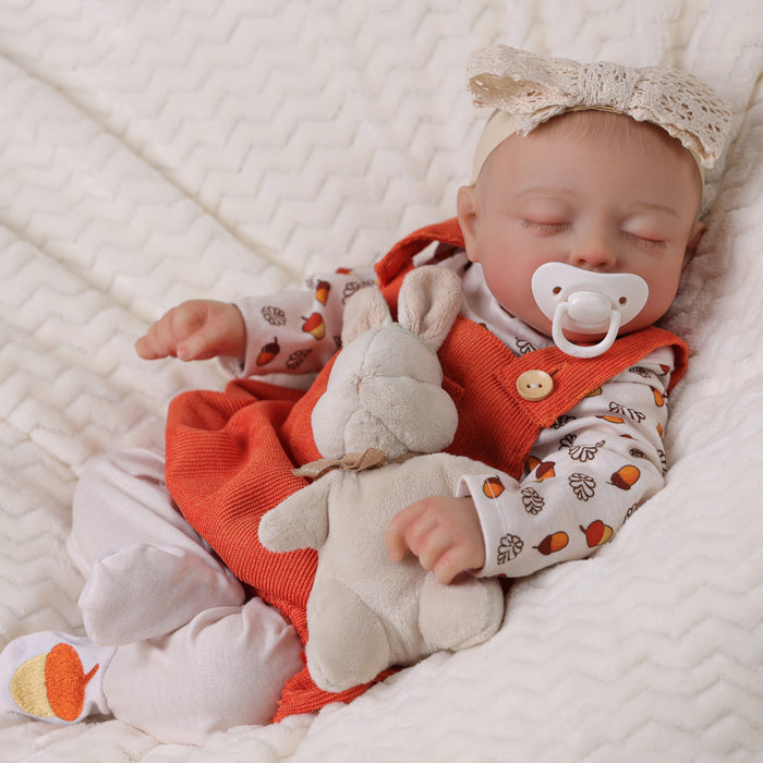 Babeside Suzy 17'' Reborn Baby Doll Girl Lifelike Sleeping Sweet Persimmon Lovely