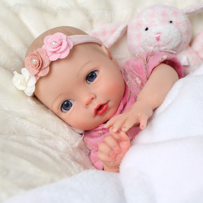 Babeside Terry 12" Full Silicone Reborn Baby Dolls Princess Girl
