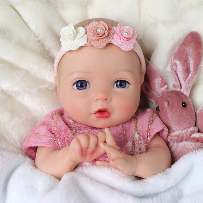 Babeside Terry 12" Full Silicone Reborn Baby Dolls Princess Girl