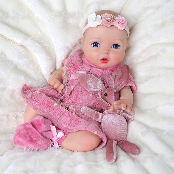 Babeside Terry 12" Full Silicone Reborn Baby Dolls Princess Girl