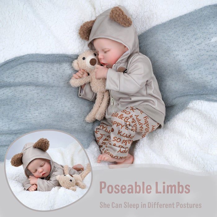 Babeside Twinnie 17" Realistic Reborn Baby Doll Cute Girl Asleep