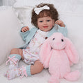 Babeside Una 20'' Realistic Reborn Baby Doll Girl Awake Lovely Sweet Smile