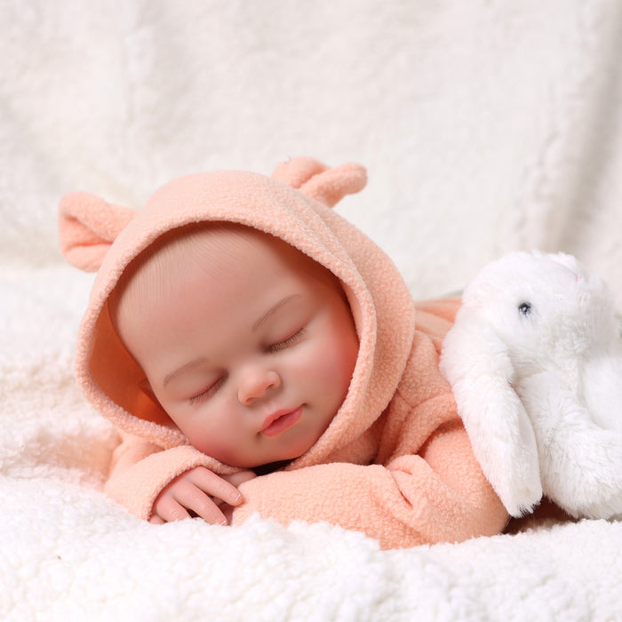 Babeside Willow 20'' Realistic Reborn Baby Doll Sleeping Boy Lamb's Wool Coat