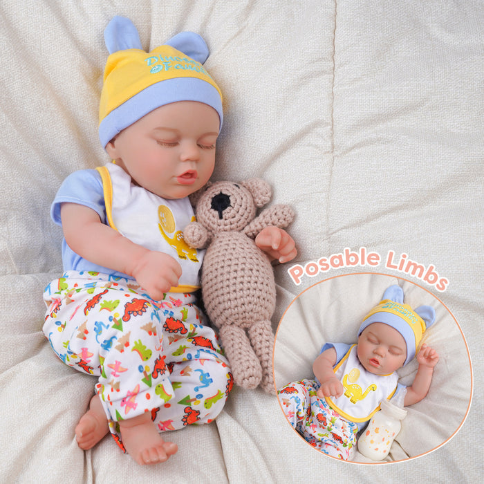 Babeside Yuta 17''Reborn Baby Doll Boy Asleep Cute Lifelike