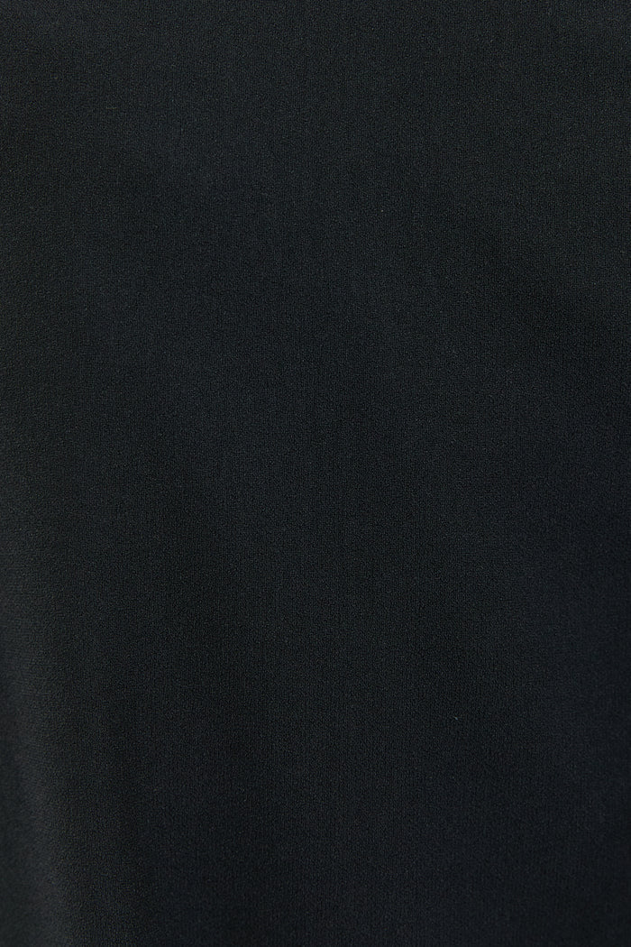 Best Life Black Soft Crepe Wide Leg Pant