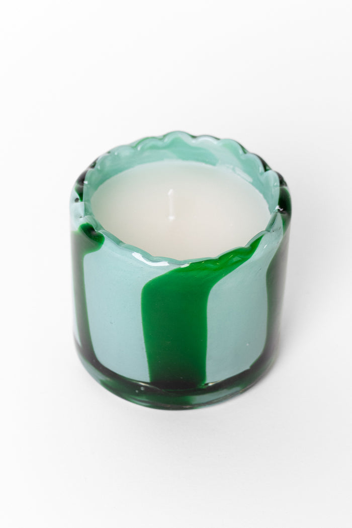 Billie Sky Emerald 8cm Glass Candle