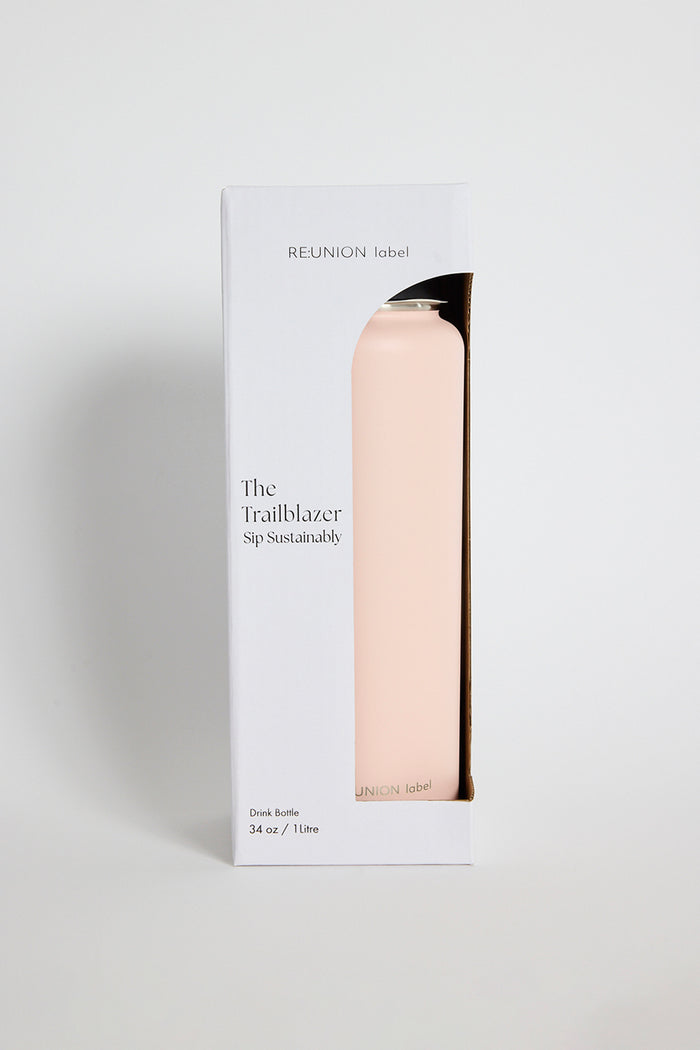 Blush Stainless Steel 1ltr Water Bottle