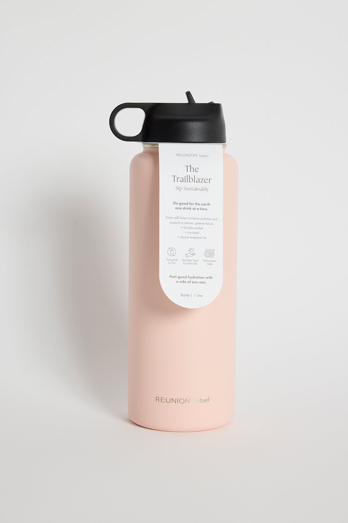 Blush Stainless Steel 1ltr Water Bottle