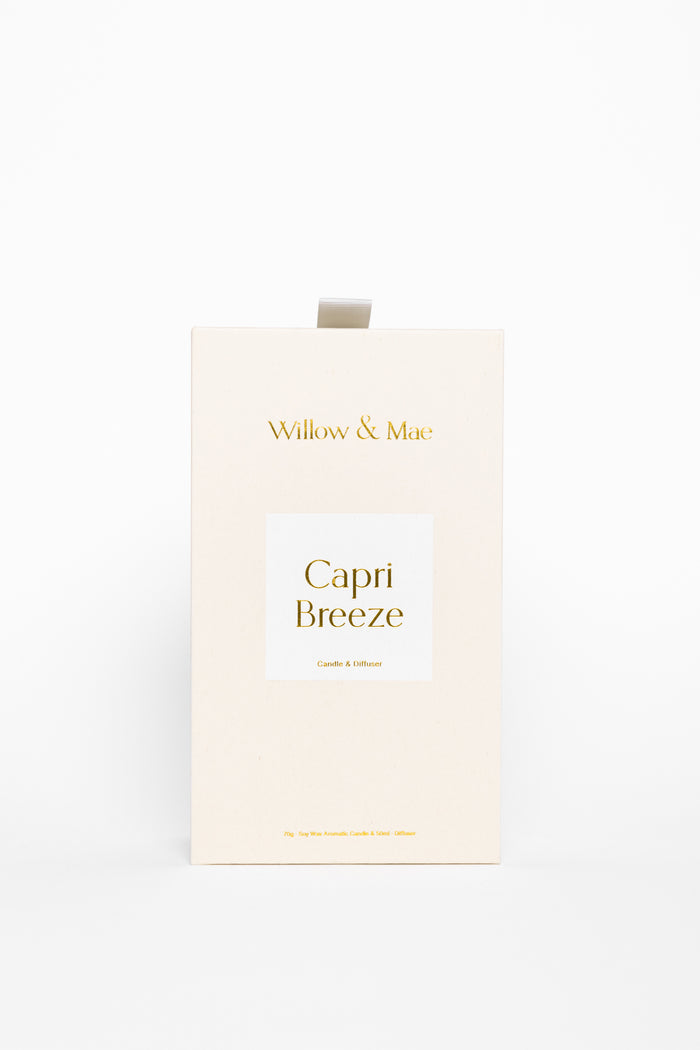 Product packaging with 'Willowy & Mae' branding on a white background