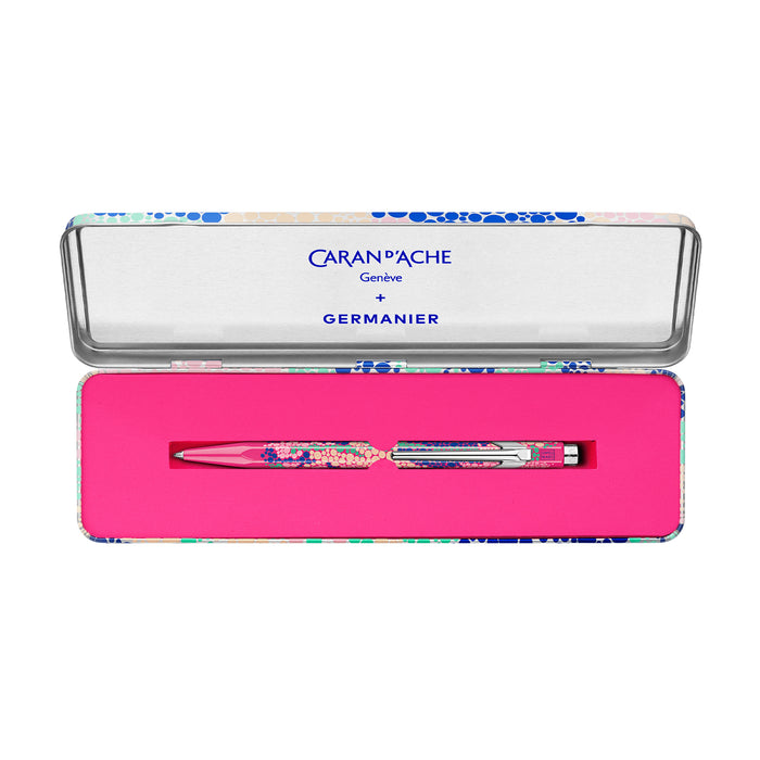Caran d'Ache 849 Germanier Edition Medium Ballpoint Pen - Neon Pink - Clearance