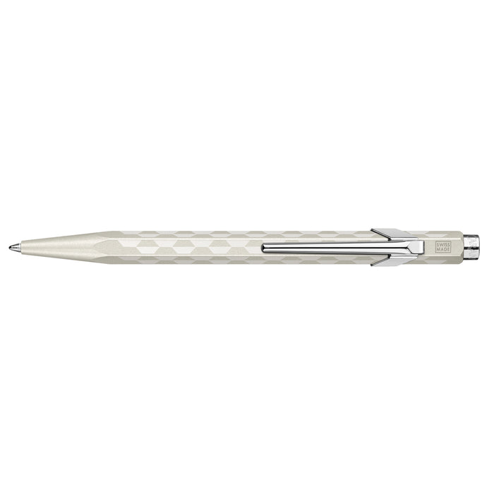 Caran d'Ache Alpine Frost 849™ Ballpoint Pen - White (Black Ink) - Clearance