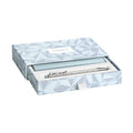 Caran d'Ache Alpine Frost Ecridor Ballpoint Pen & Polar Blue Leather Case - Clearance