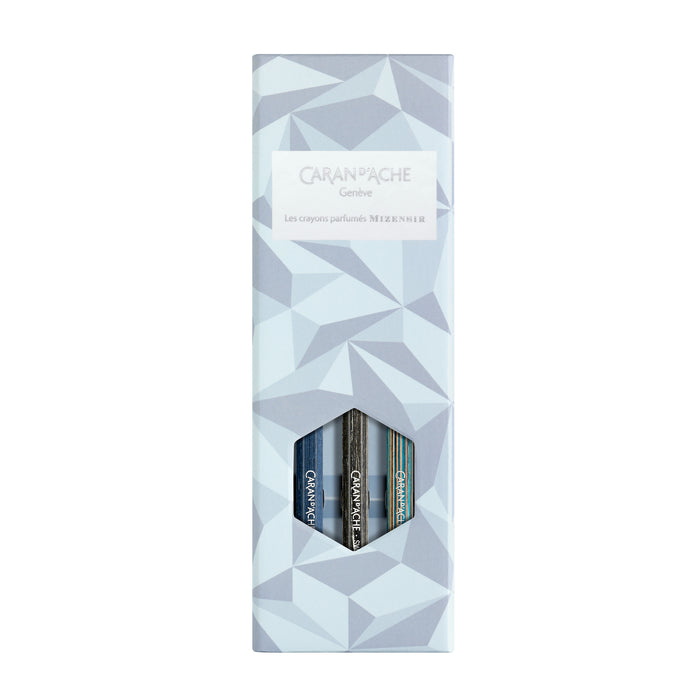 Caran d'Ache Alpine Frost Scented Graphite Pencil Set of 3 - Clearance