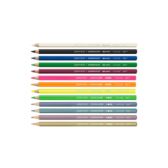 Caran d'Ache Germanier Edition Creative Colour Pencil Set of 13 - Clearance