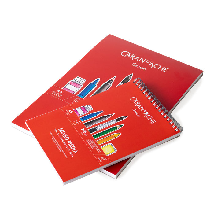 Caran d'Ache Mixed Media Pad A5 - Wirebound