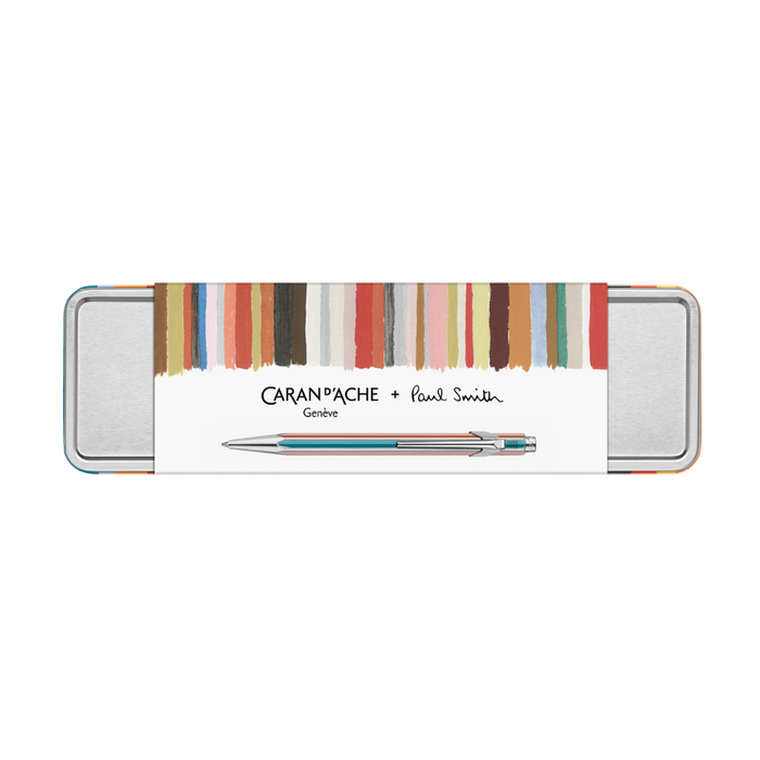 Caran d'Ache Paul Smith 849 Silver Ballpoint Pen - Ltd. Edition