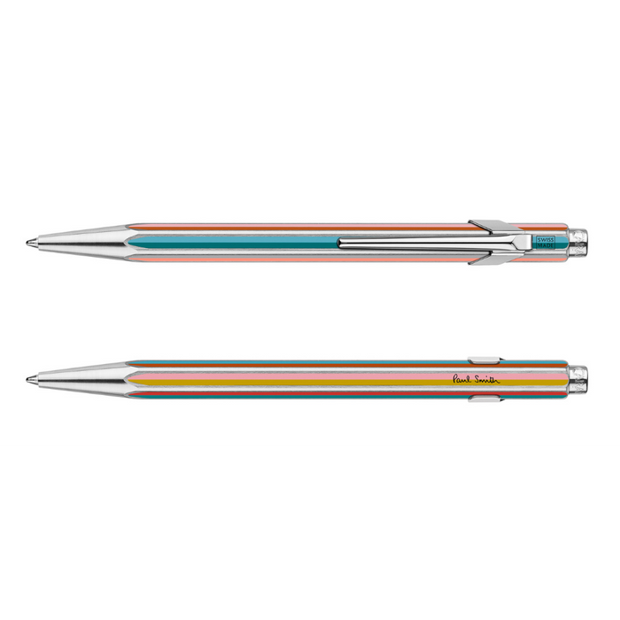 Caran d'Ache Paul Smith 849 Silver Ballpoint Pen - Ltd. Edition