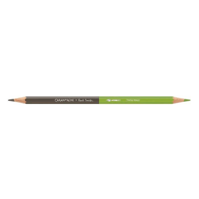 Caran d'Ache Paul Smith Bicolor Pencil Set of 12 (24 Colours) with Brush - Ltd. Edition