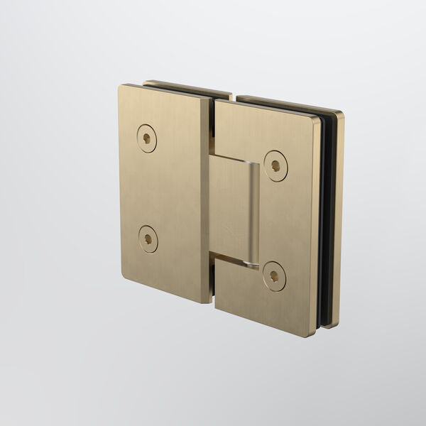 Caroma Glass to Glass Shower Door Hinge Brushed Brass 14228016BB - The Blue Space
