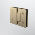Caroma Glass to Glass Shower Door Hinge Brushed Brass 14228016BB - The Blue Space