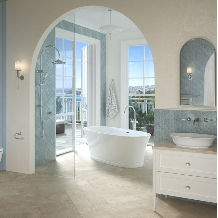 Lifestyle 1 Caroma Riviere Bath Shower Mixer Trim Kit - Chrome 520007C - The Blue Space
