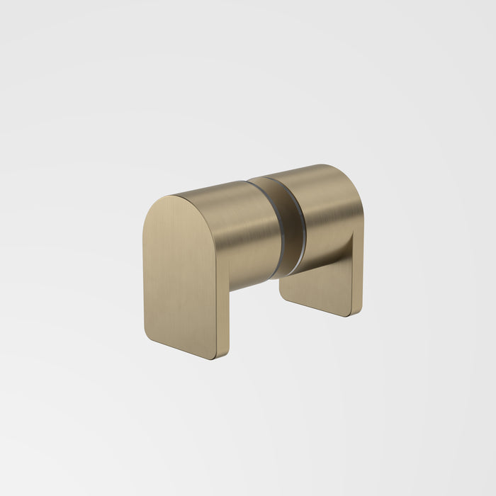 Caroma Shower Door Lever Handle Brushed Brass 99454BB - The Blue Space