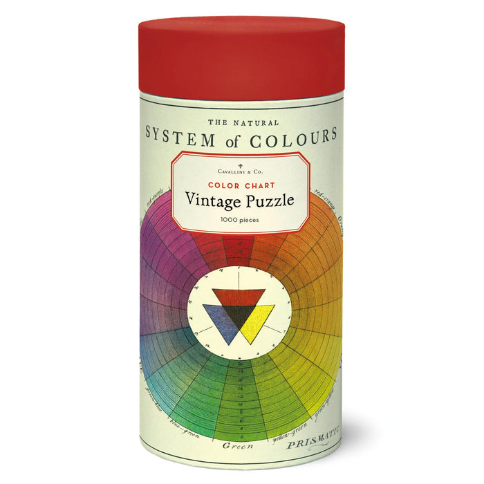 Cavallini 1,000 Piece Puzzle Color Wheel