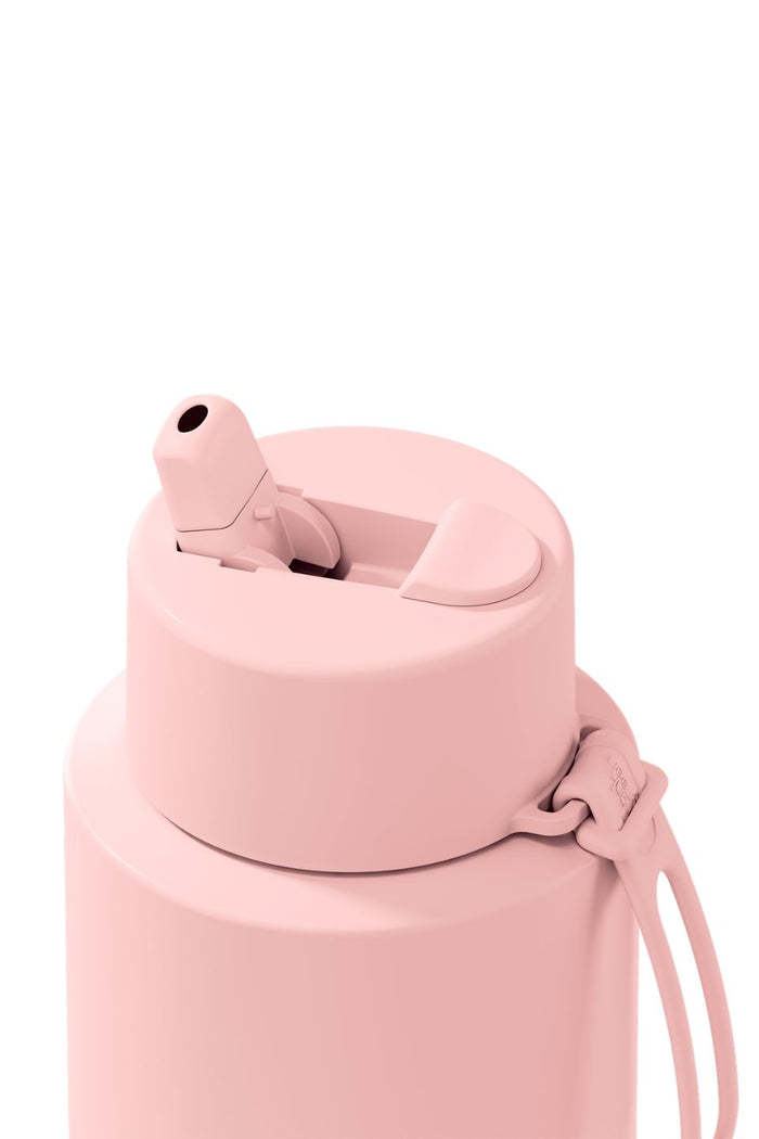 Ceramic Reusable Blushed 1ltr Bottle with Flip Lid